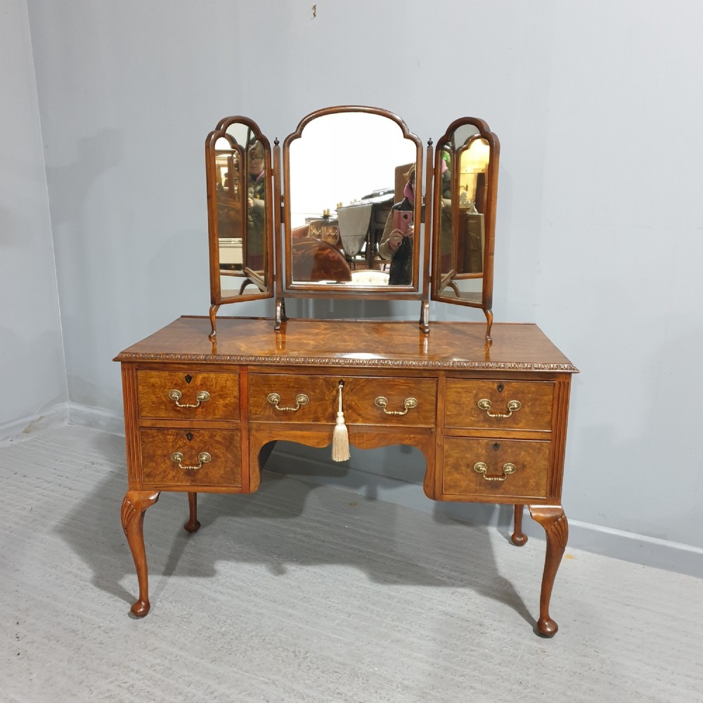 Burr Walnut Dressing Table