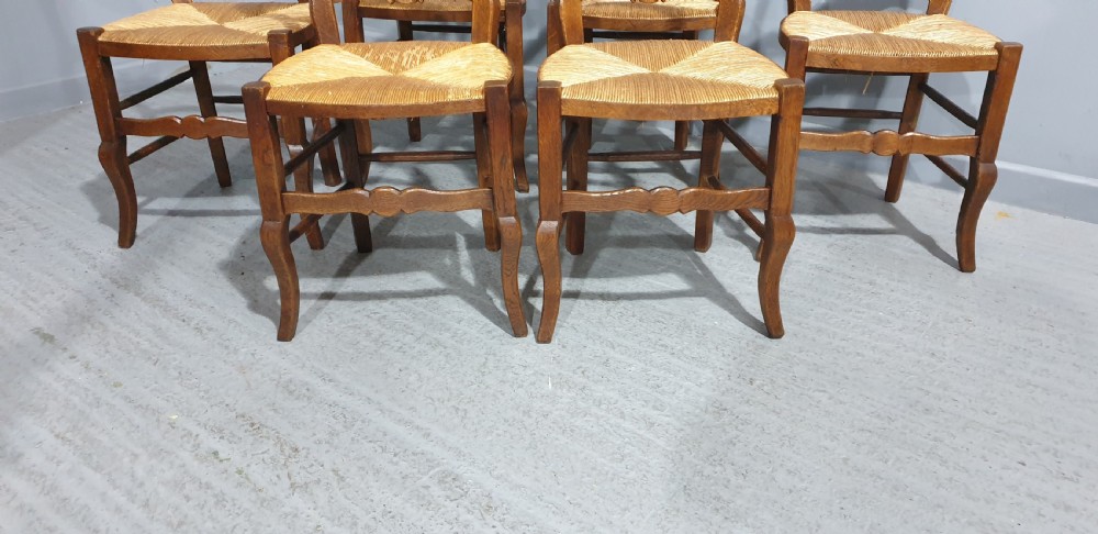 Good Set Six French Country Dining Chairs View II