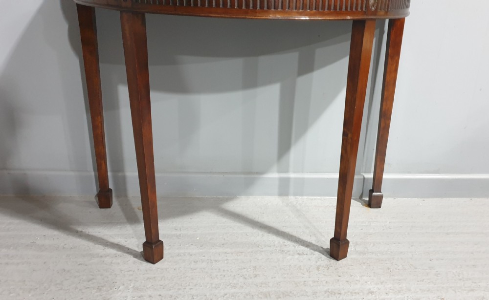 Edwardian Mahogany Console Hall  Table View II