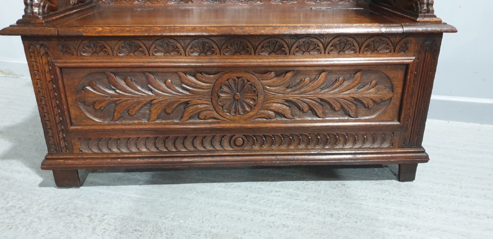 Top Quality Oak Monks Bench View II
