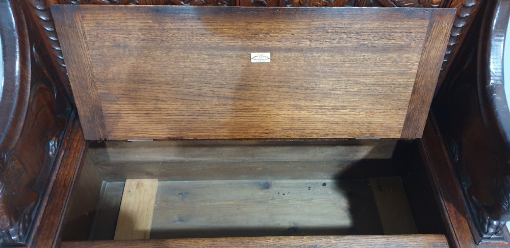 Top Quality Oak Monks Bench View VI