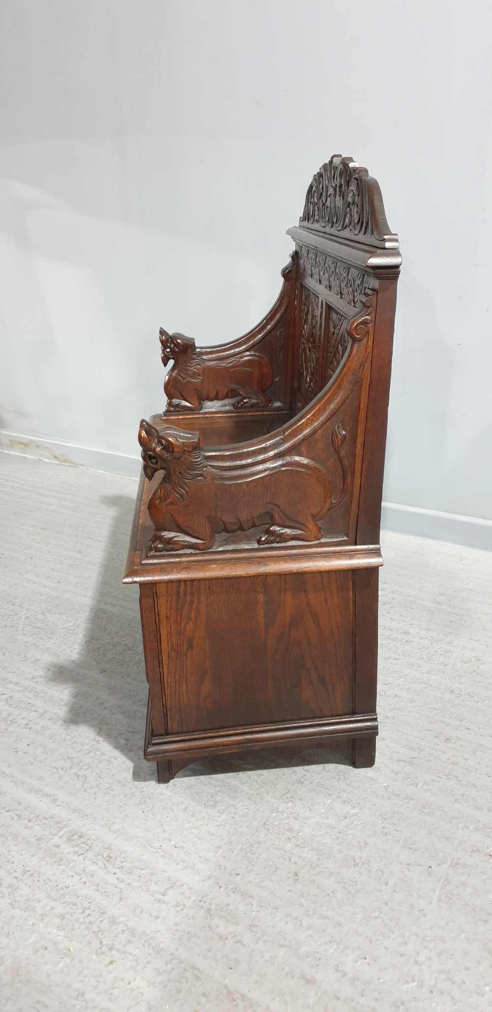 Top Quality Oak Monks Bench View VIII