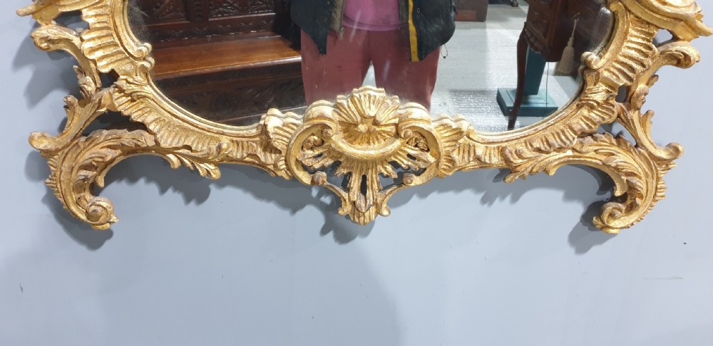 Superb Chinese Chippendale Gilt Mirror View IX