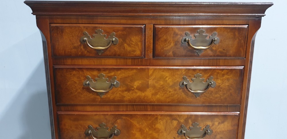 Burr Walnut Chest of Drawers View III
