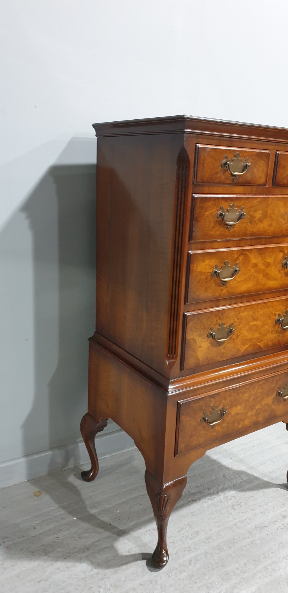 Burr Walnut Chest of Drawers View IV
