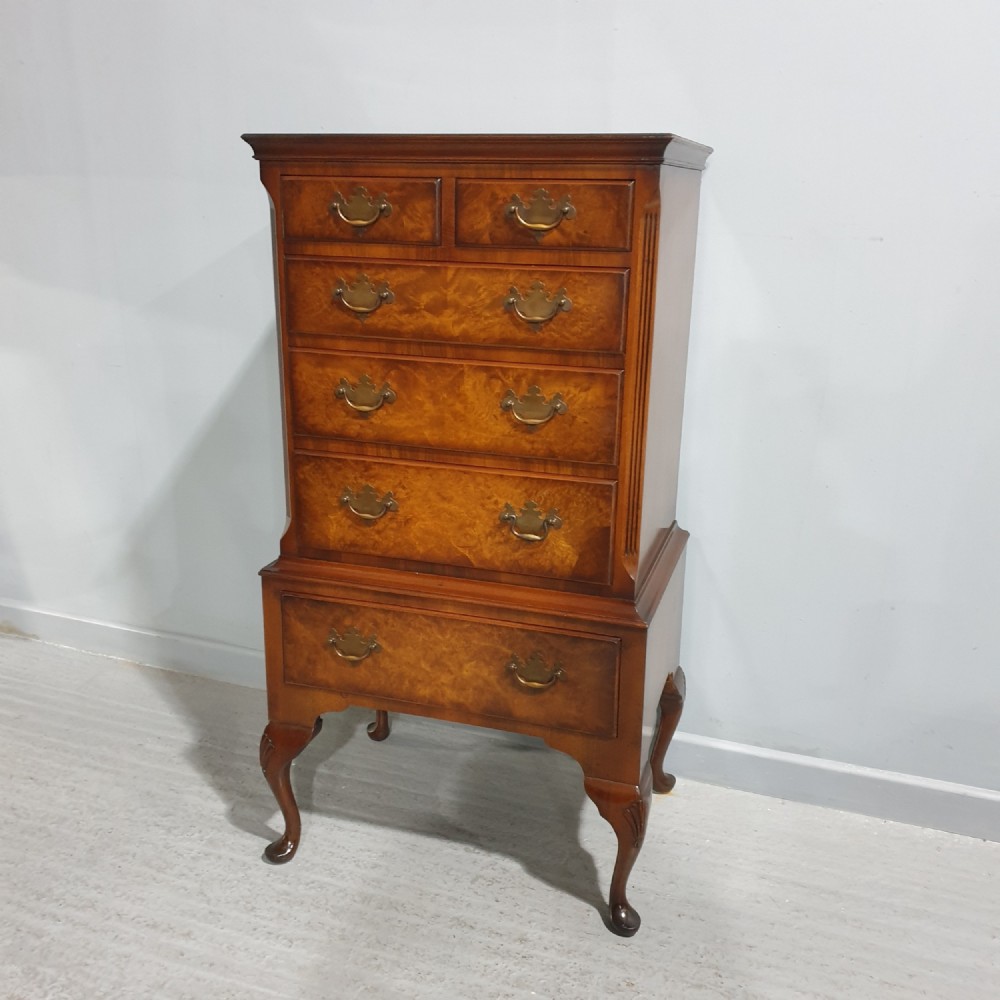 Burr Walnut Chest of Drawers