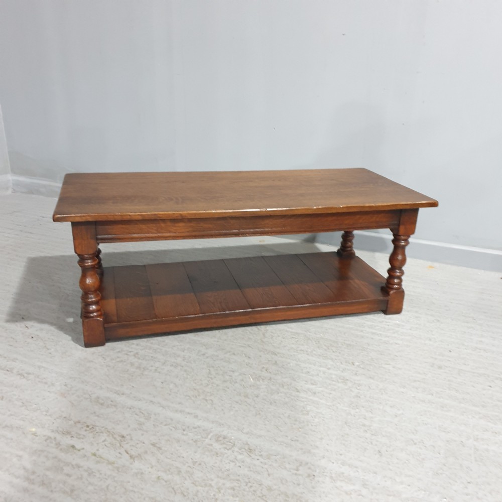 Solid Oak Plank Coffee Table