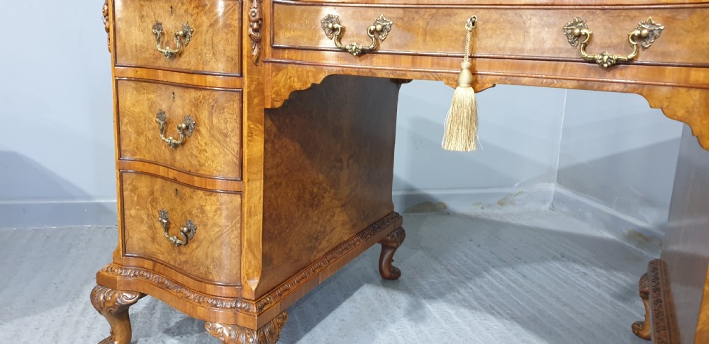 Superb Burr Walnut Desk View V
