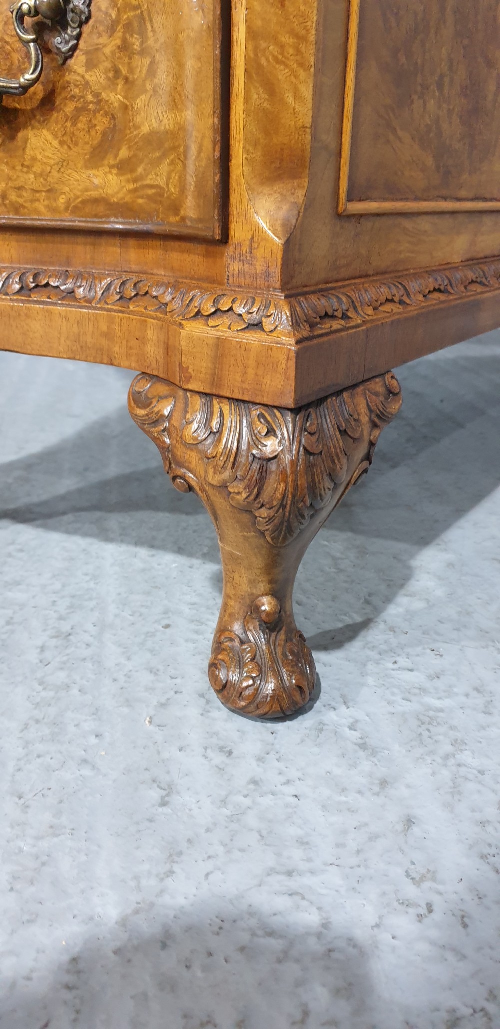 Superb Burr Walnut Desk View IX