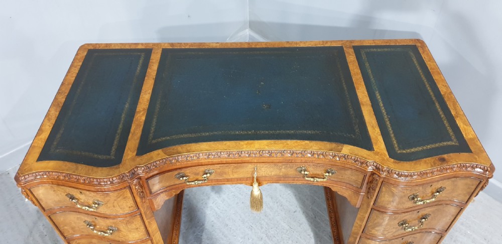 Superb Burr Walnut Desk View XI