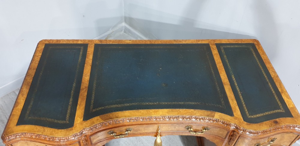 Superb Burr Walnut Desk View XIV