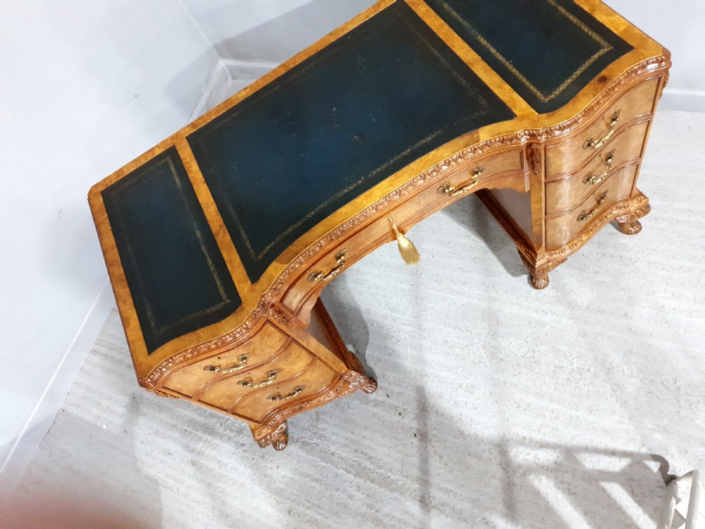Superb Burr Walnut Desk View XV