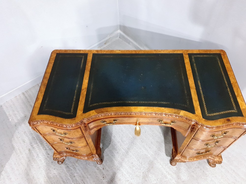Superb Burr Walnut Desk View XVII