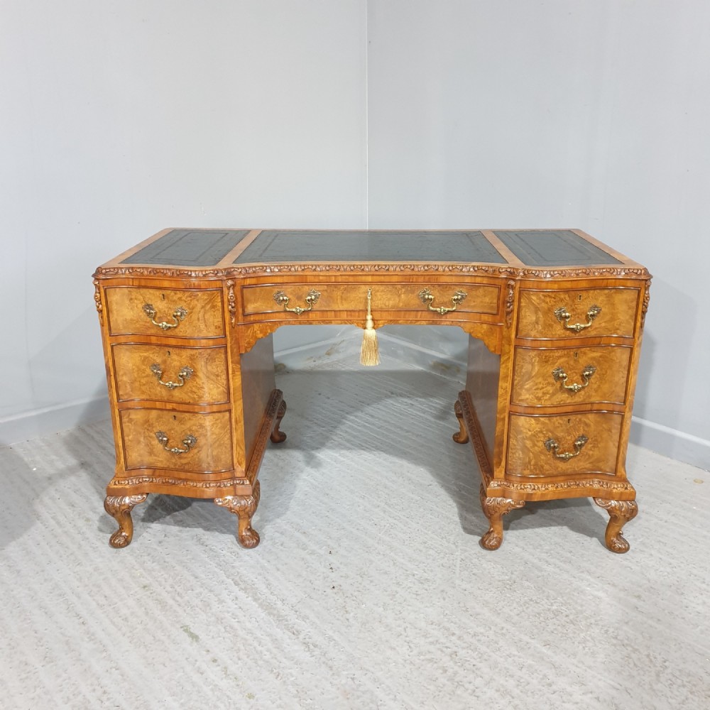 Superb Burr Walnut Desk