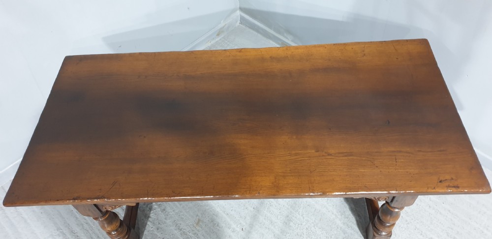 Oak Plank Kitchen Farmhouse Refrectory Dining Table View V
