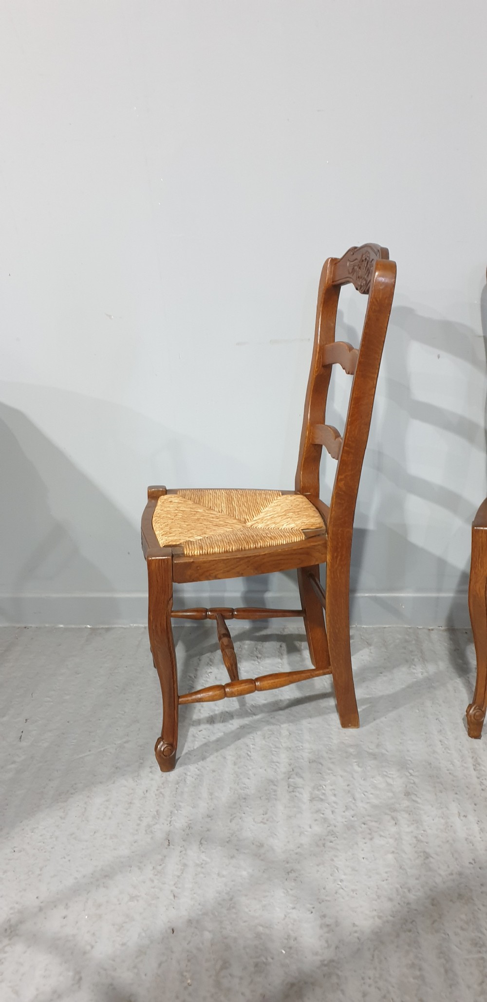 Good Set Six French Country Kitchen Dining Chairs View V