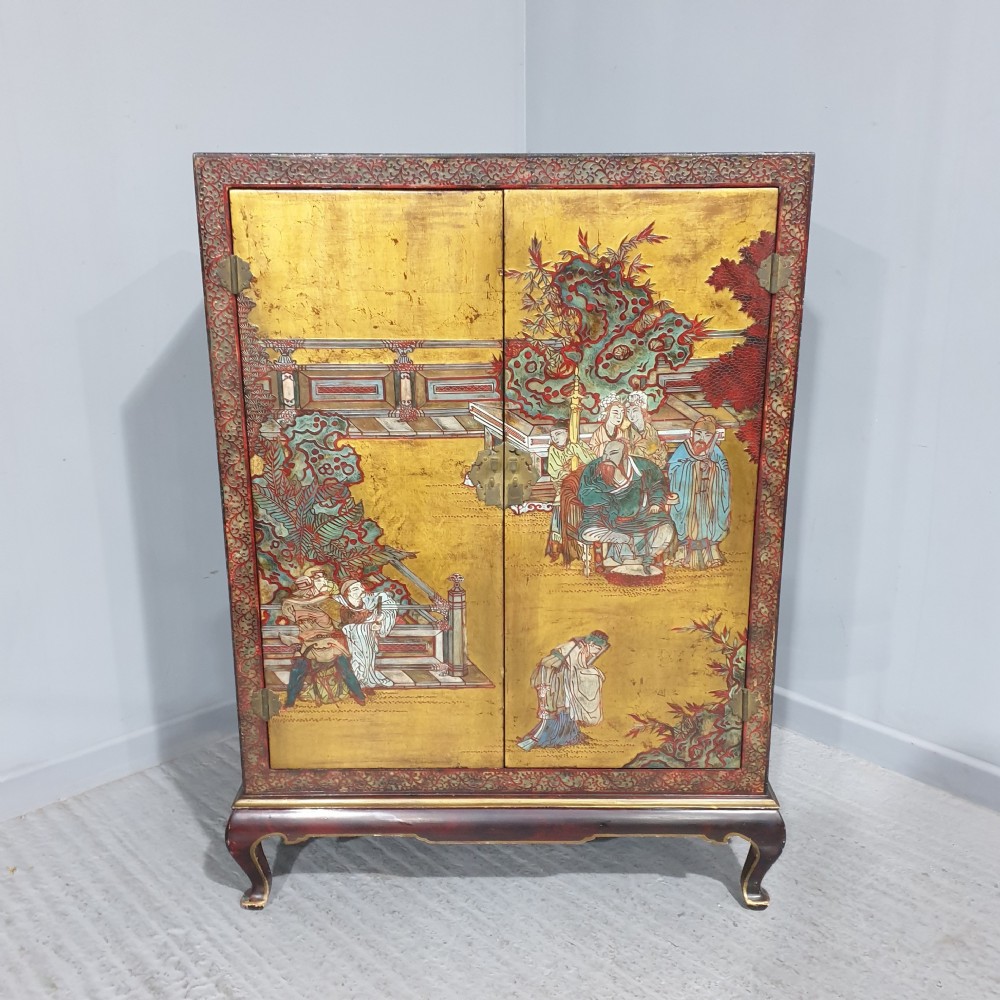 Super Chinese Laquered Cabinet