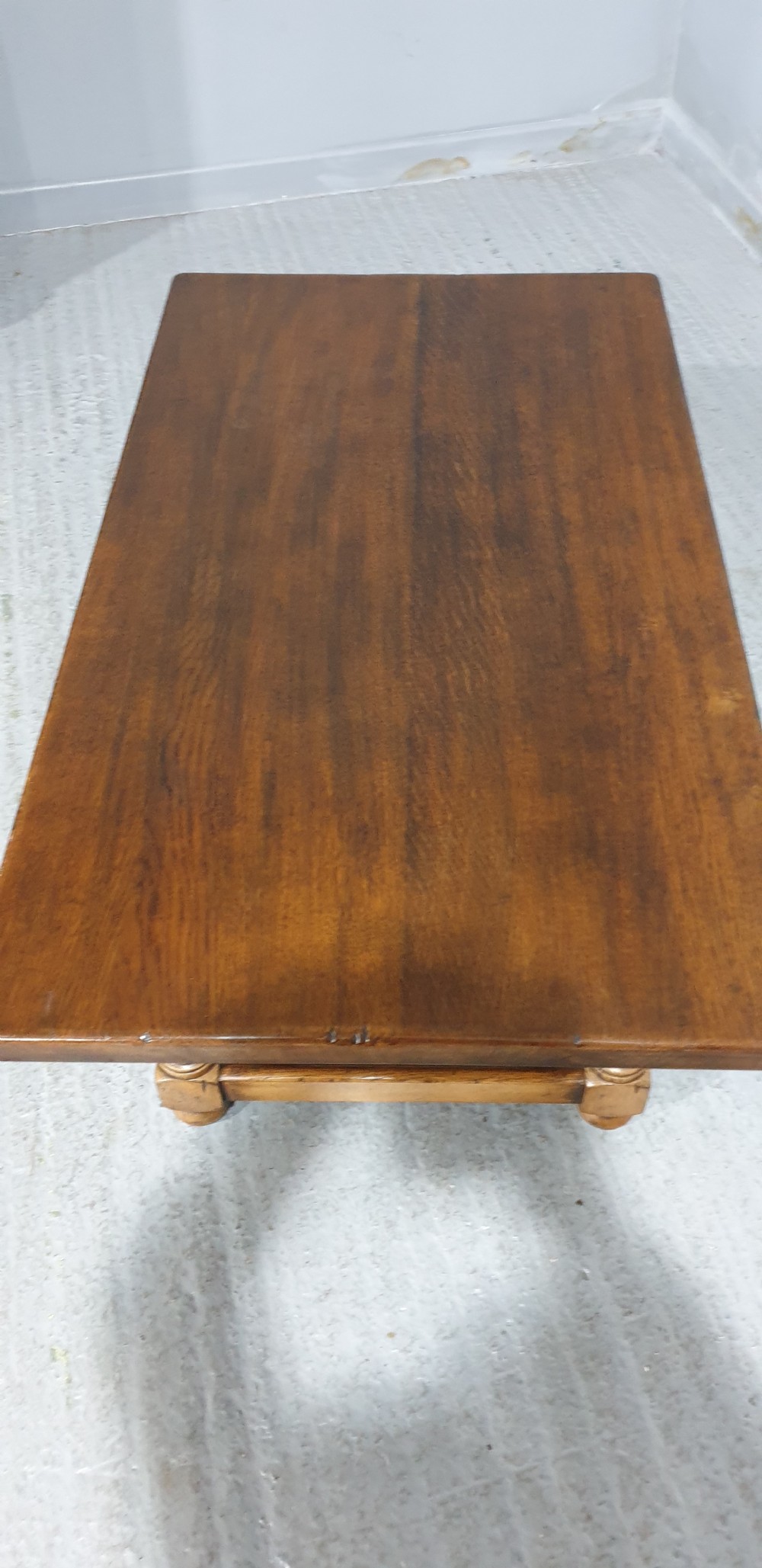 Solid Oak Plank Coffee Table View V