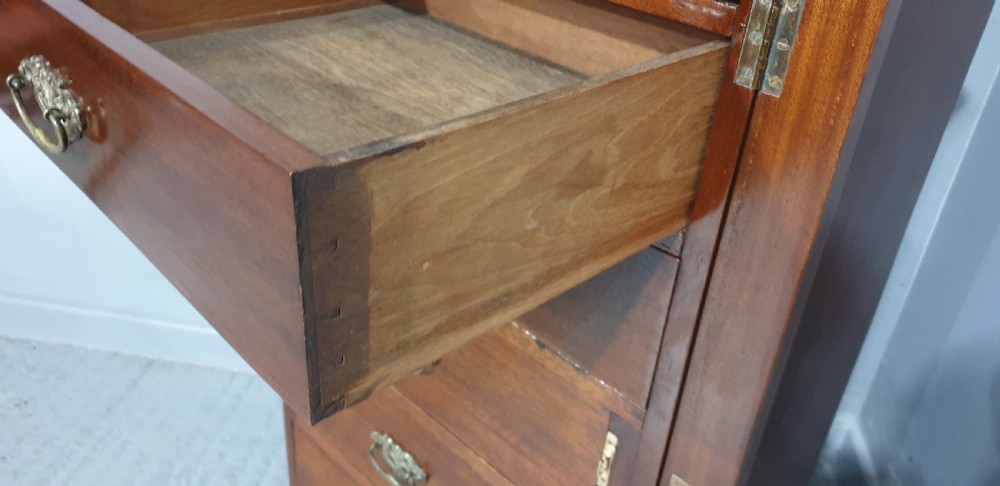 Edwardian Mahogany Wellington Chest of Drawers View VII