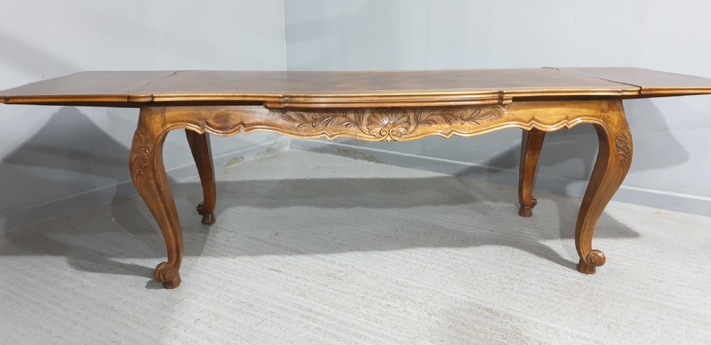 Huge French Draw Leaf Dining Table View II