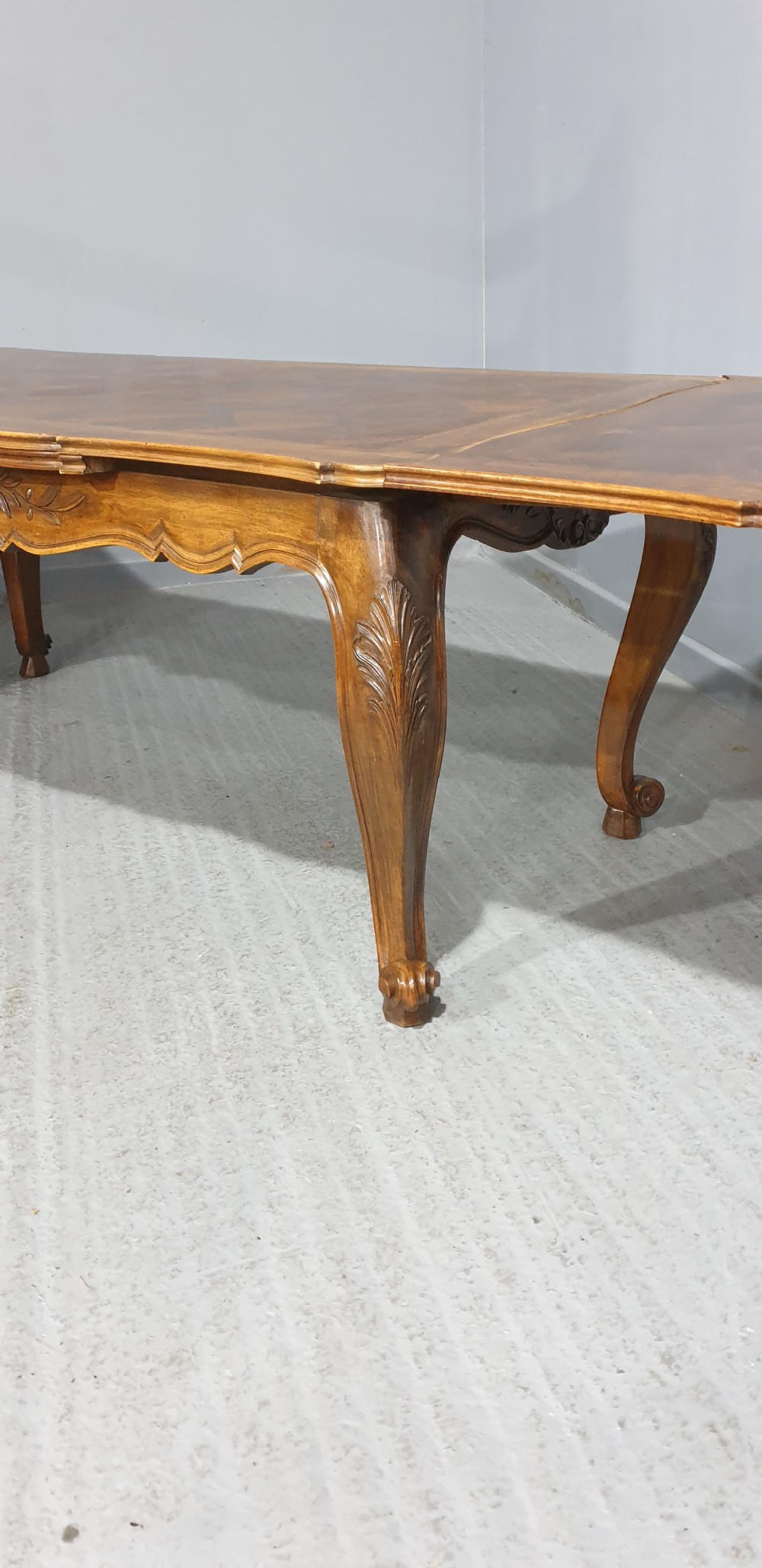 Huge French Draw Leaf Dining Table View III
