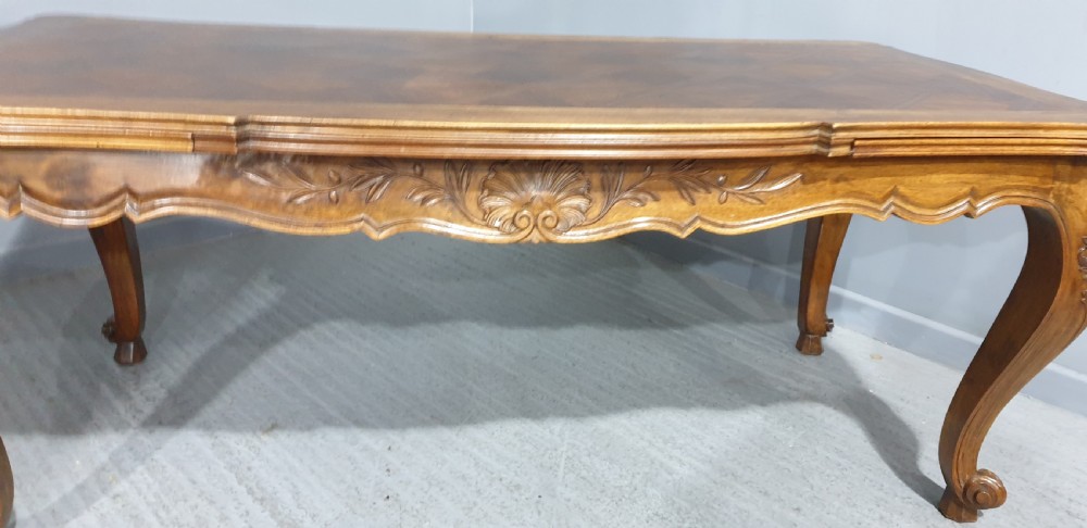 Huge French Draw Leaf Dining Table View XVII