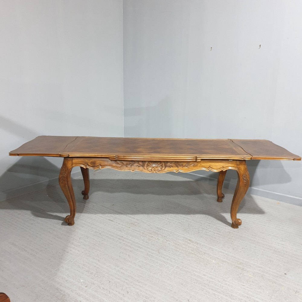 Huge French Draw Leaf Dining Table