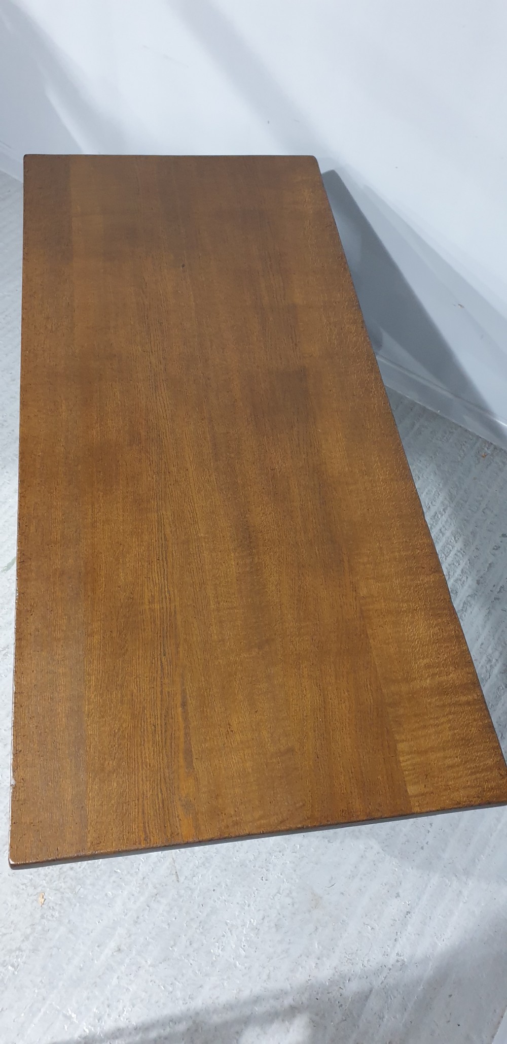 Large Oak Refrectory Kitchen Farmhouse Dining Table View IX