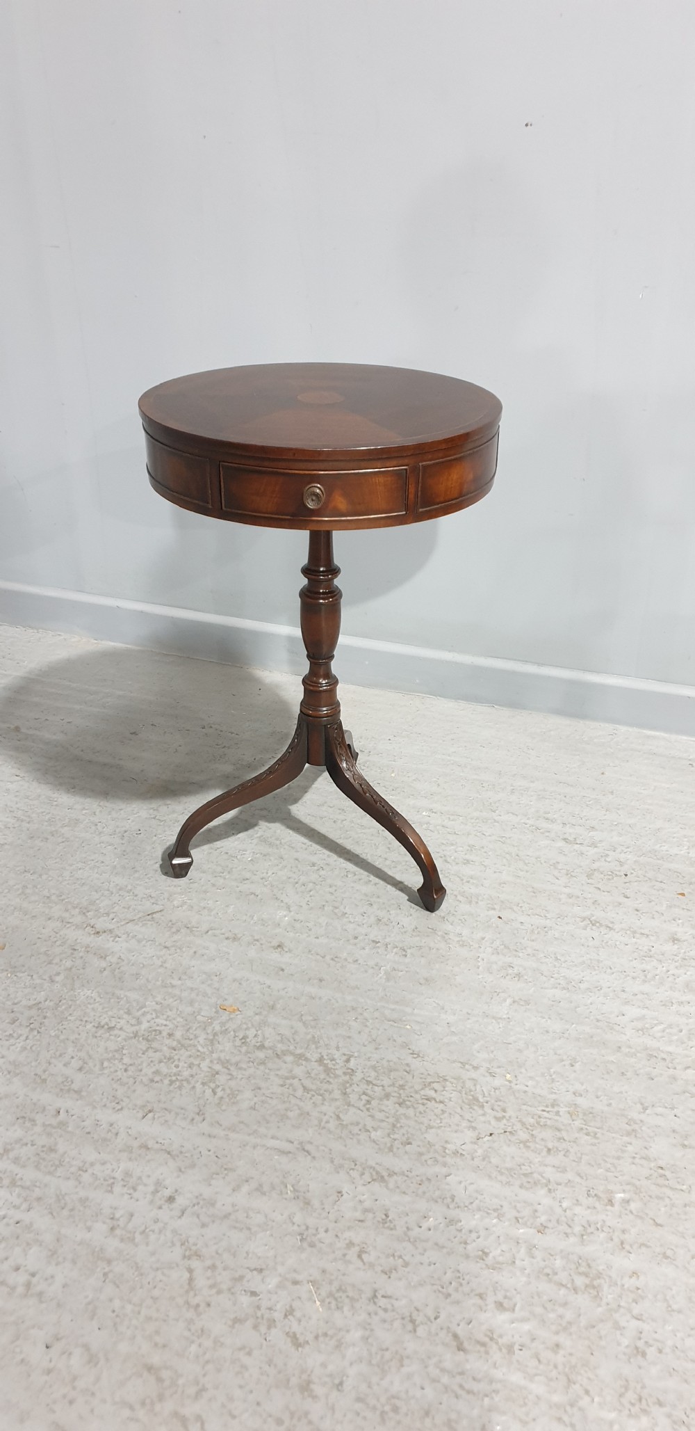 Excellent Mahogany Drum Table View II