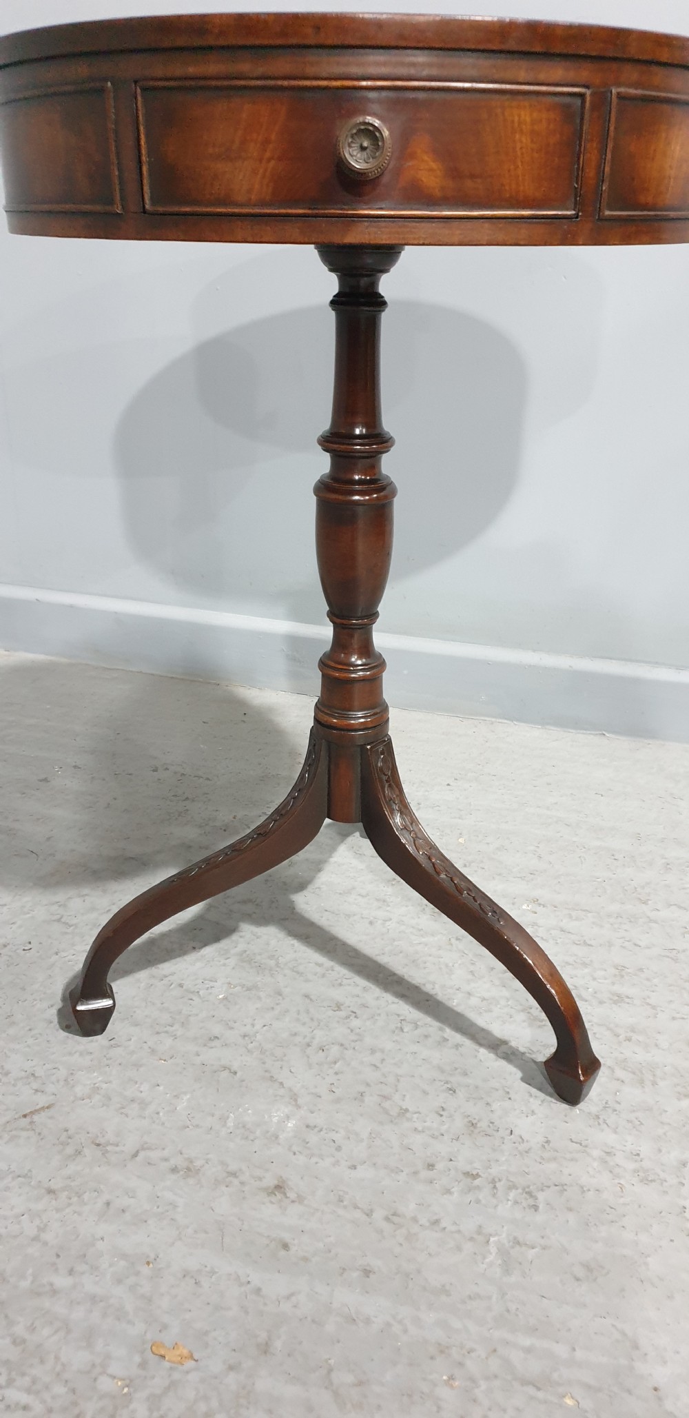 Excellent Mahogany Drum Table View III