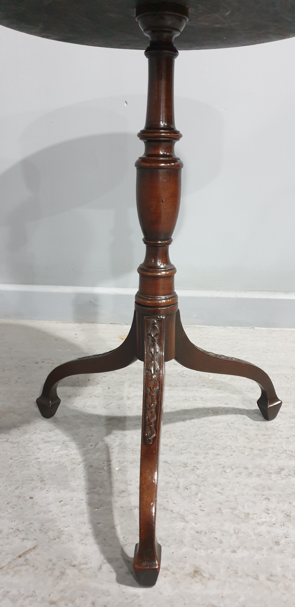 Excellent Mahogany Drum Table View V