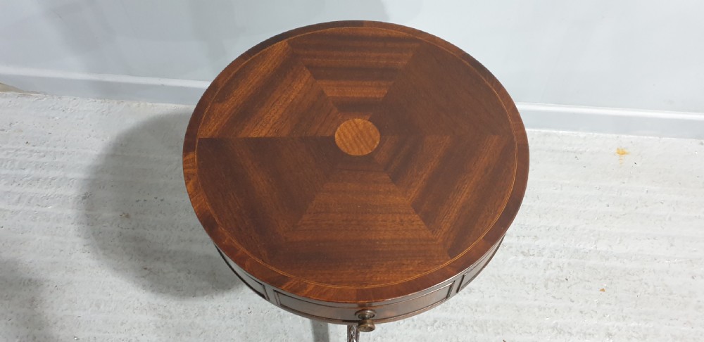 Excellent Mahogany Drum Table View VIII