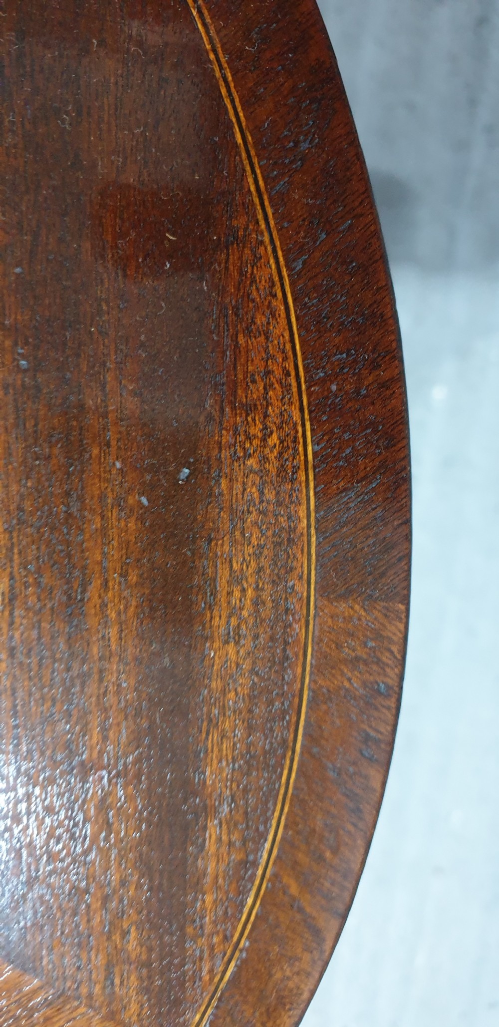 Excellent Mahogany Drum Table View IX