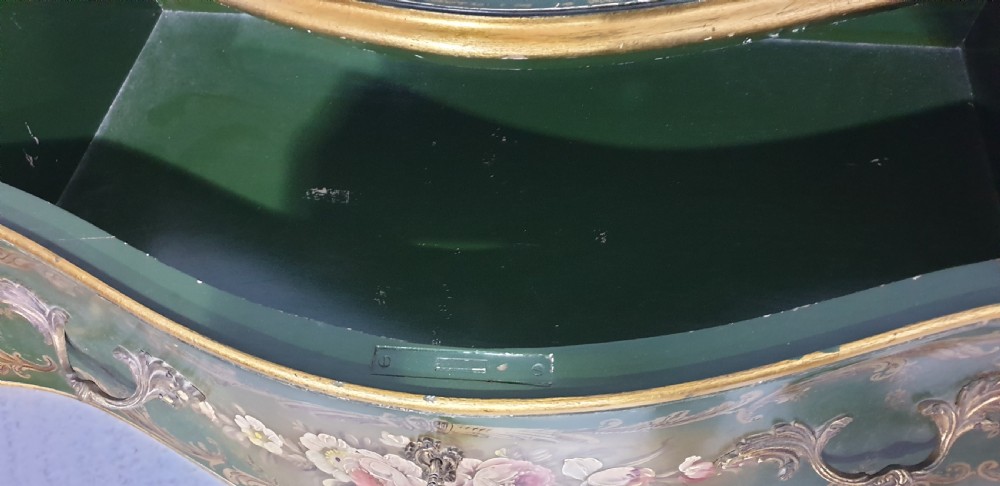 Superb French Painted Commode Chest of Drawers View XII