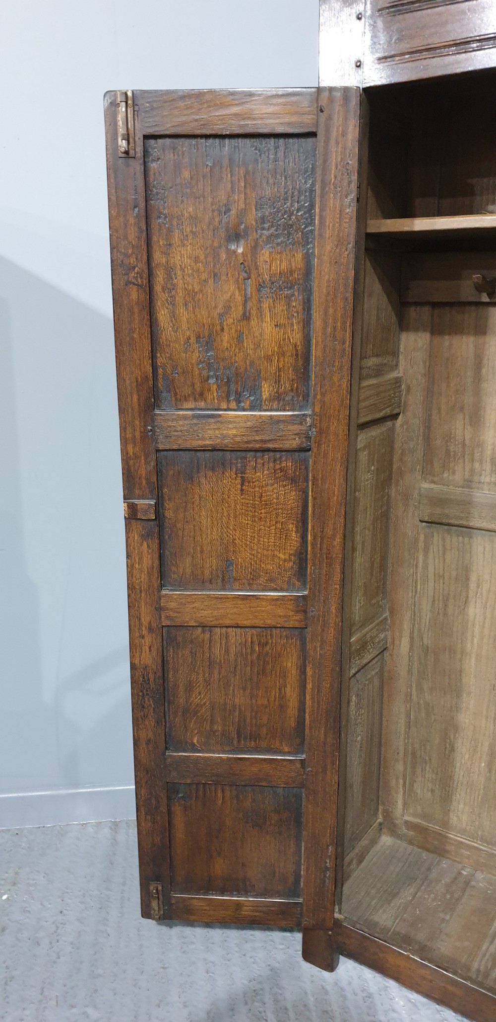 Solid Oak Hall Robe View X