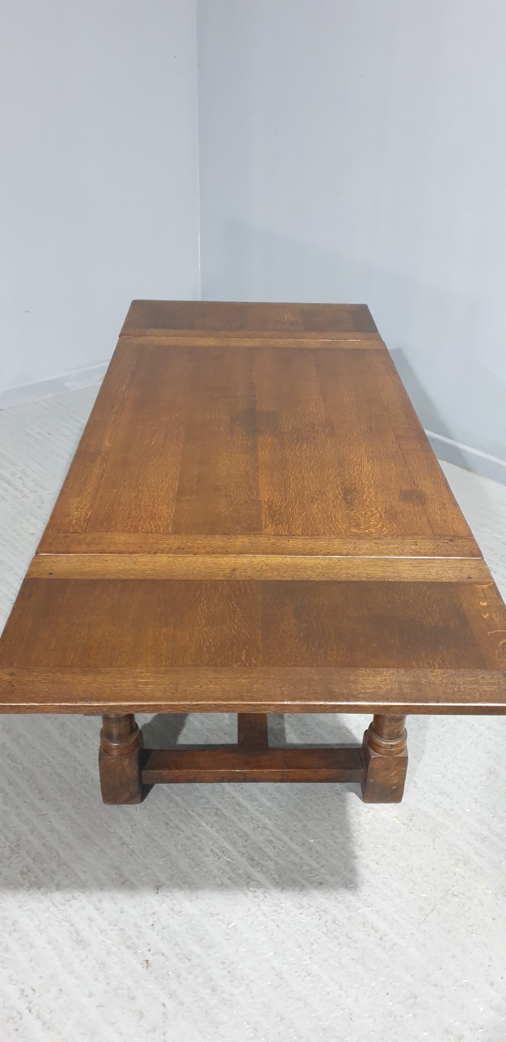 Oak Drawleaf Dining Table of Small Proportions View IV