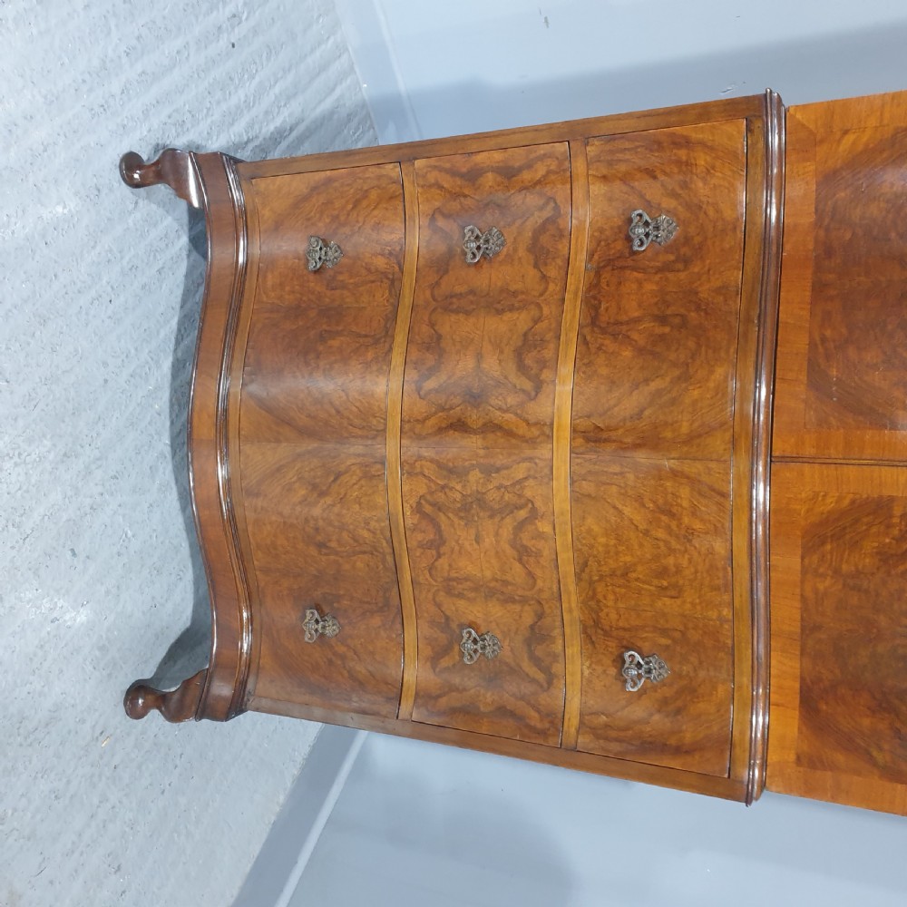 Burr Walnut Linen Press View VII