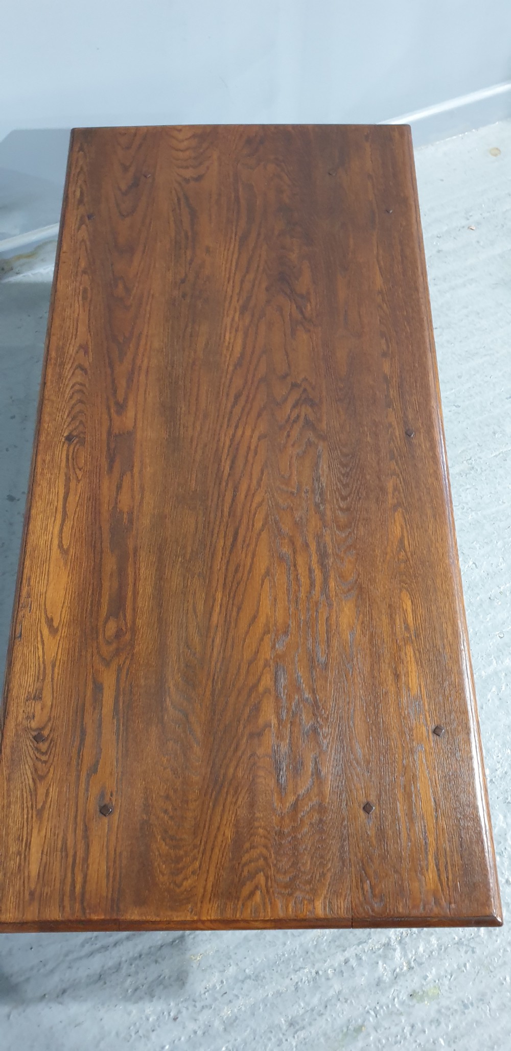 Solid Oak Plank Coffee Table View V