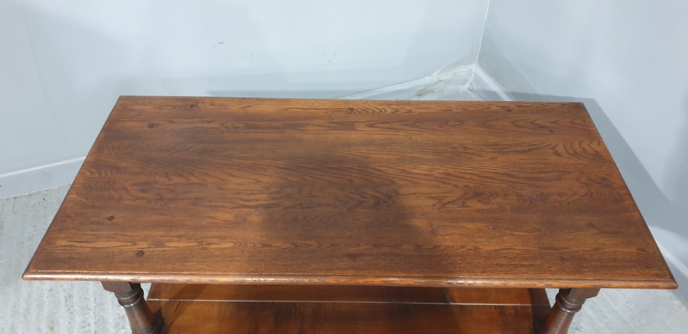 Solid Oak Plank Coffee Table View VII
