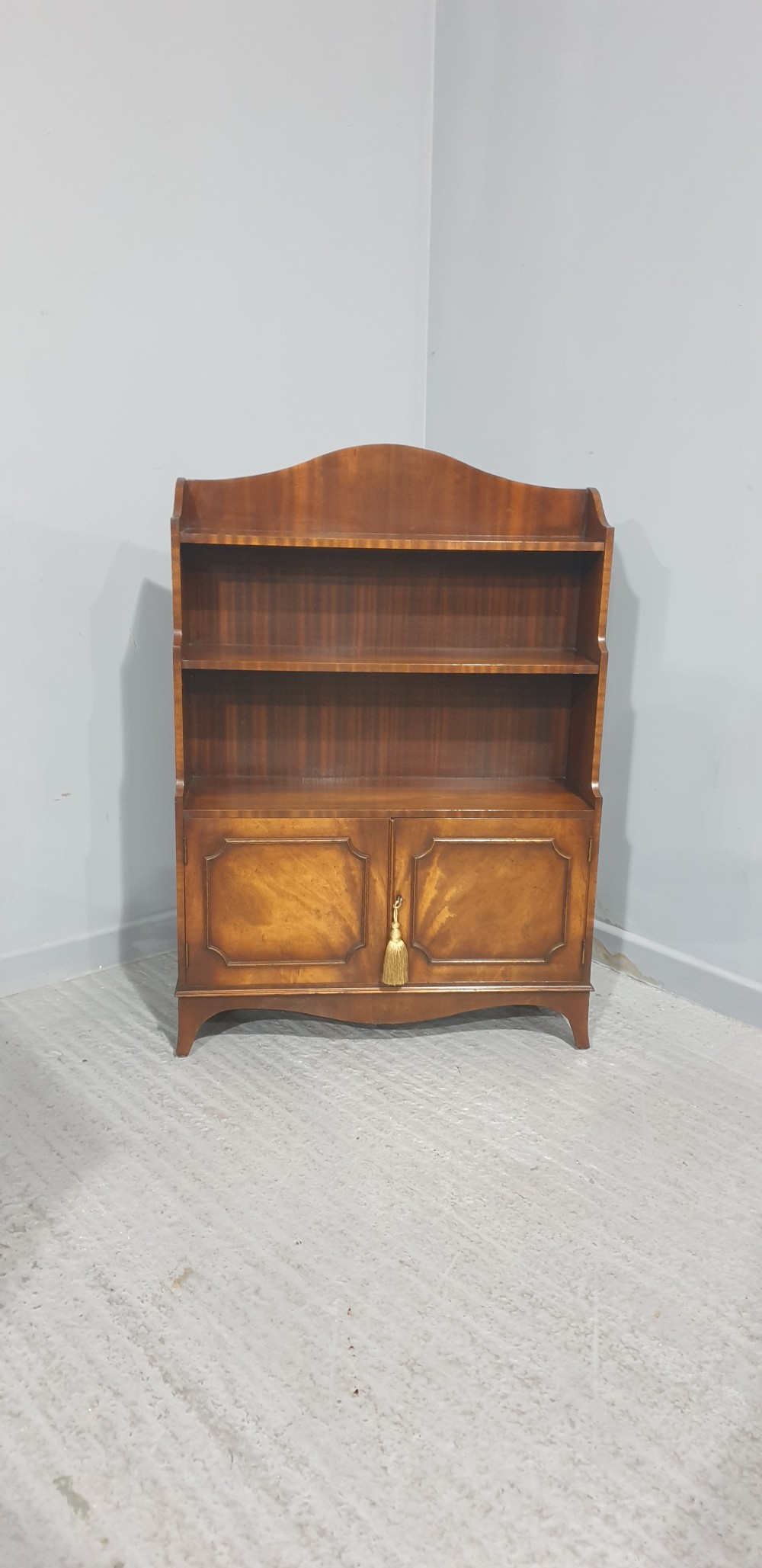 Very Good Mahogany Open Bookcase