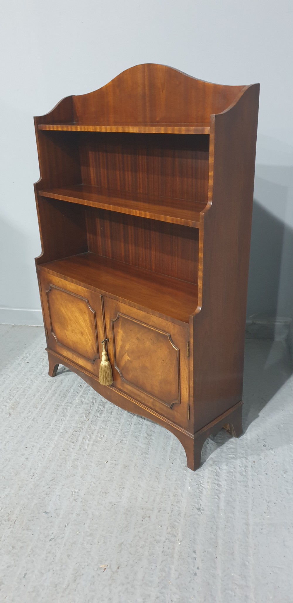Very Good Mahogany Open Bookcase View II