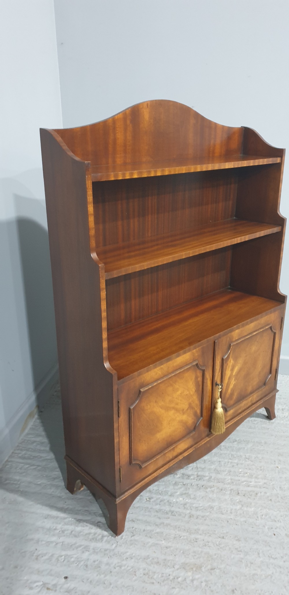 Very Good Mahogany Open Bookcase View III