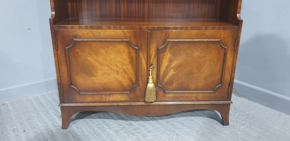 Very Good Mahogany Open Bookcase View IV