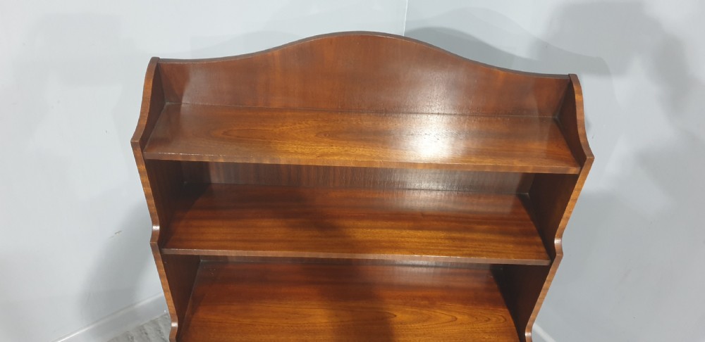 Very Good Mahogany Open Bookcase View V