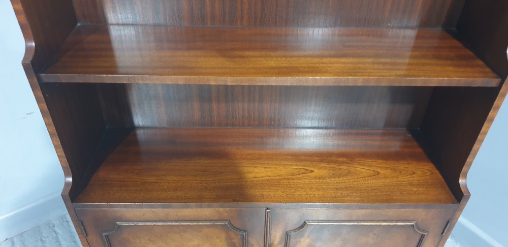 Very Good Mahogany Open Bookcase View VI