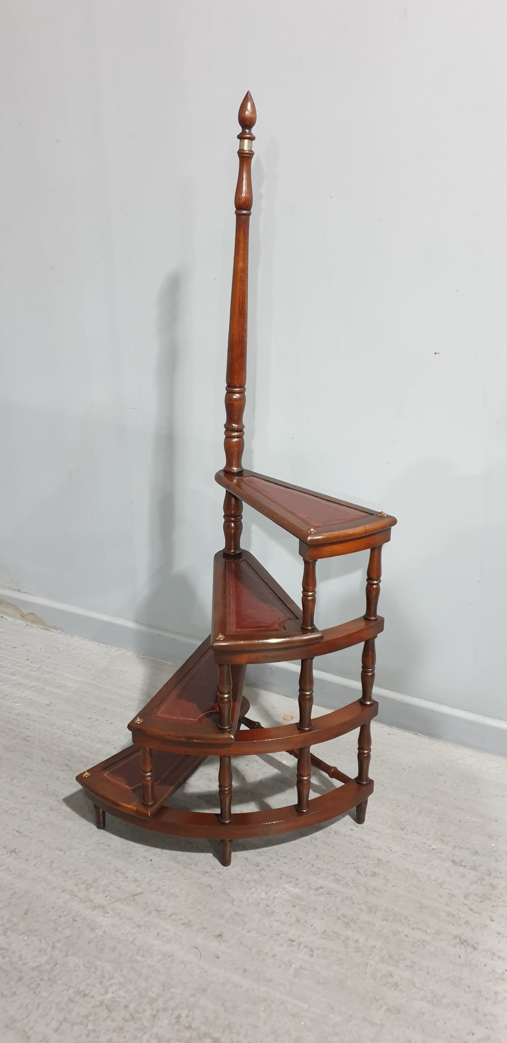 Mahogany Library Steps View VI
