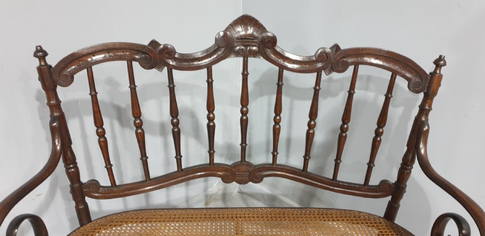 French Bergere and Bentwood Couch View V