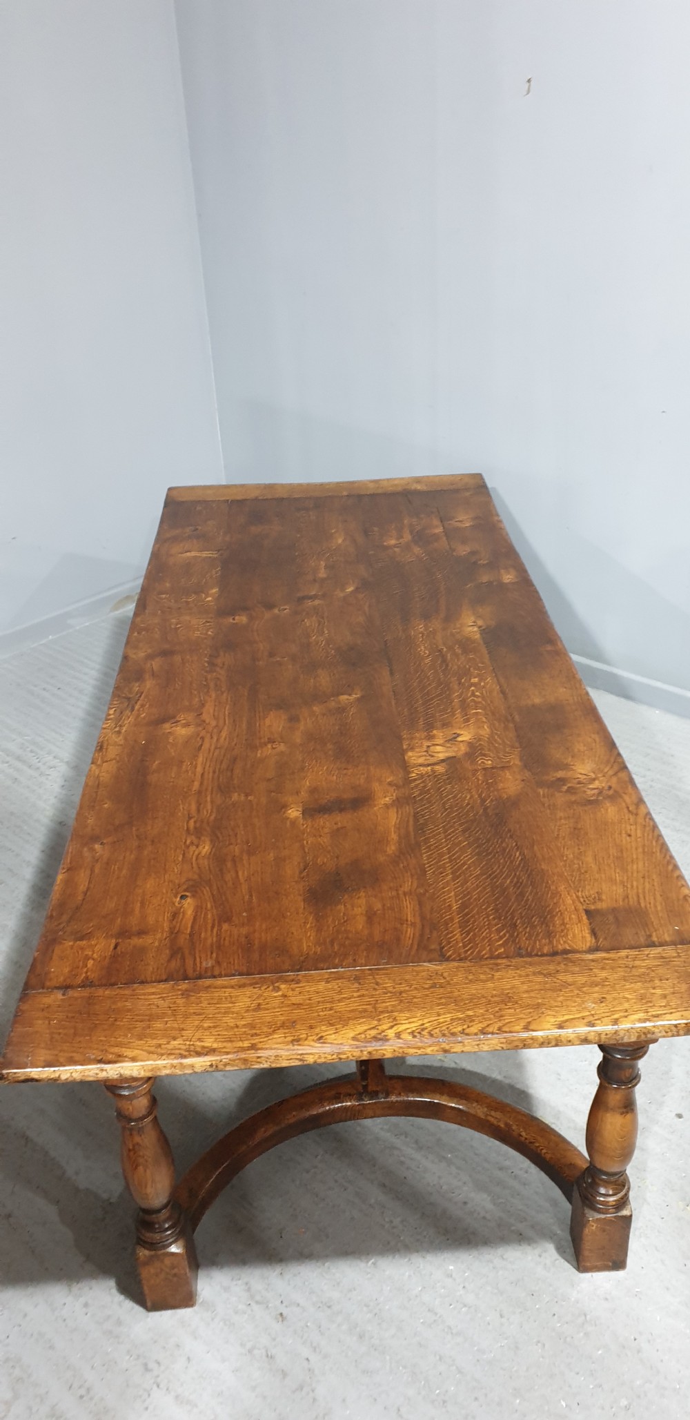 Large Outstanding Oak  Kitchen Refrectory Farmhouse Dining Table View II