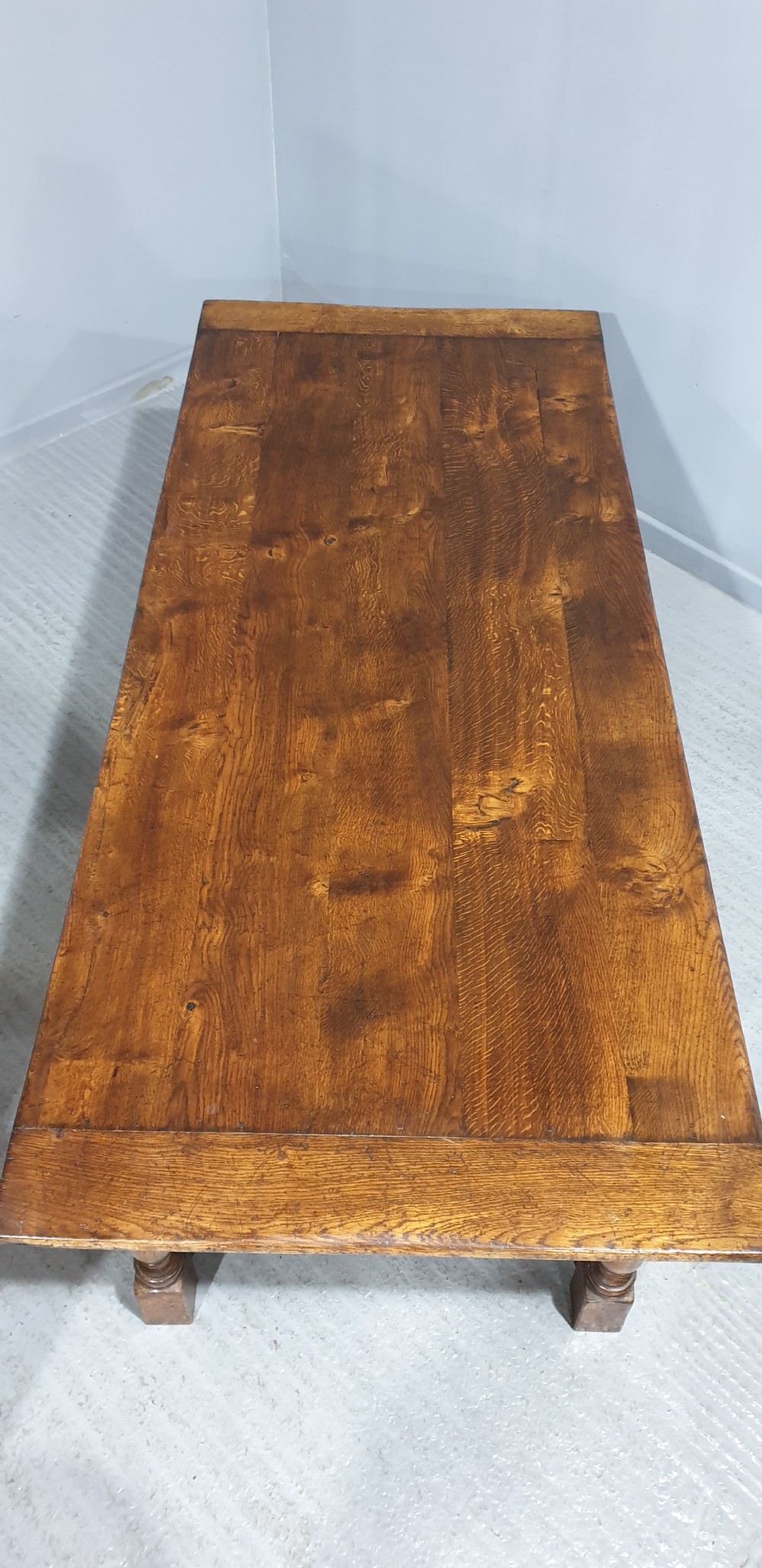 Large Outstanding Oak  Kitchen Refrectory Farmhouse Dining Table View III