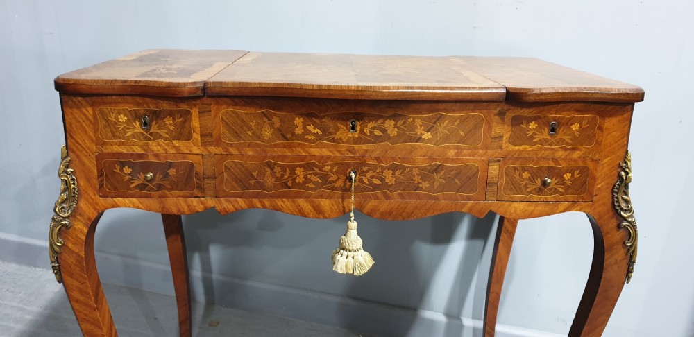 French Marquetry Dressing Table View II